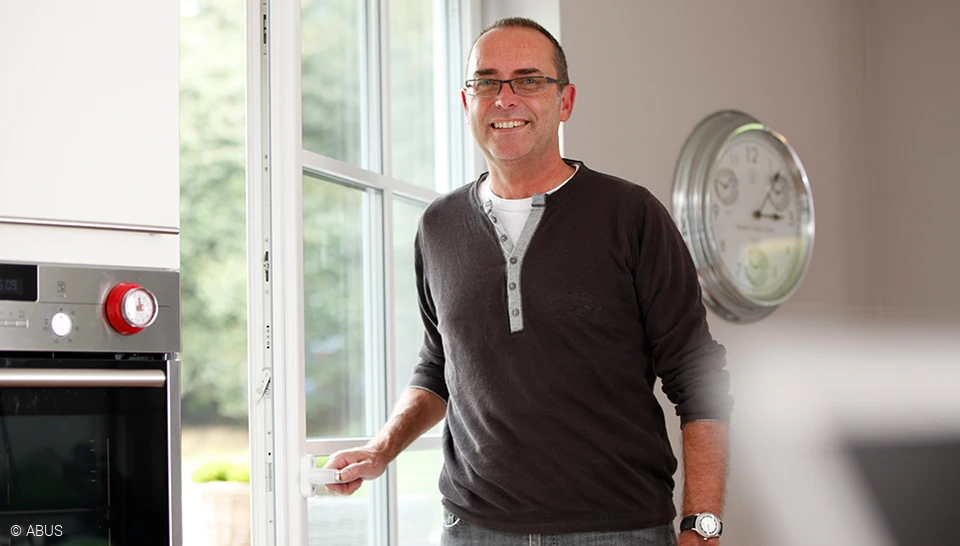 Worry-free in the garden - thanks to the ABUS window security lock © ABUS