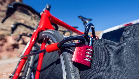 Perfectly prepared for your camping holiday - with our padlocks © ABUS