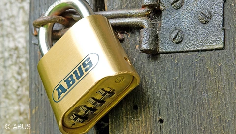 Keep the gate closed - with our padlocks © ABUS